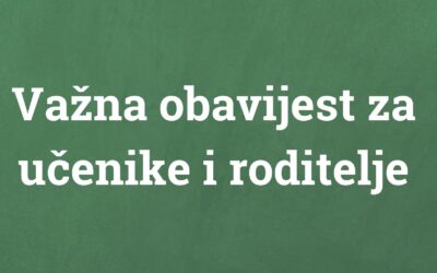 Organizacija rada škole u srijedu 19. ožujka 2025.