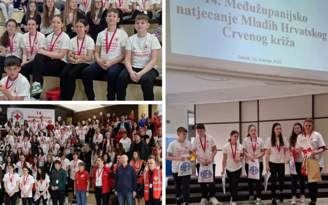 Sudjelovali smo na 14. Međužupanijskom natjecanju mladih Hrvatskog Crvenog križa