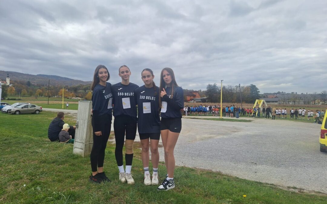 Naše učenice odlične na županijskom natjecanju u krosu