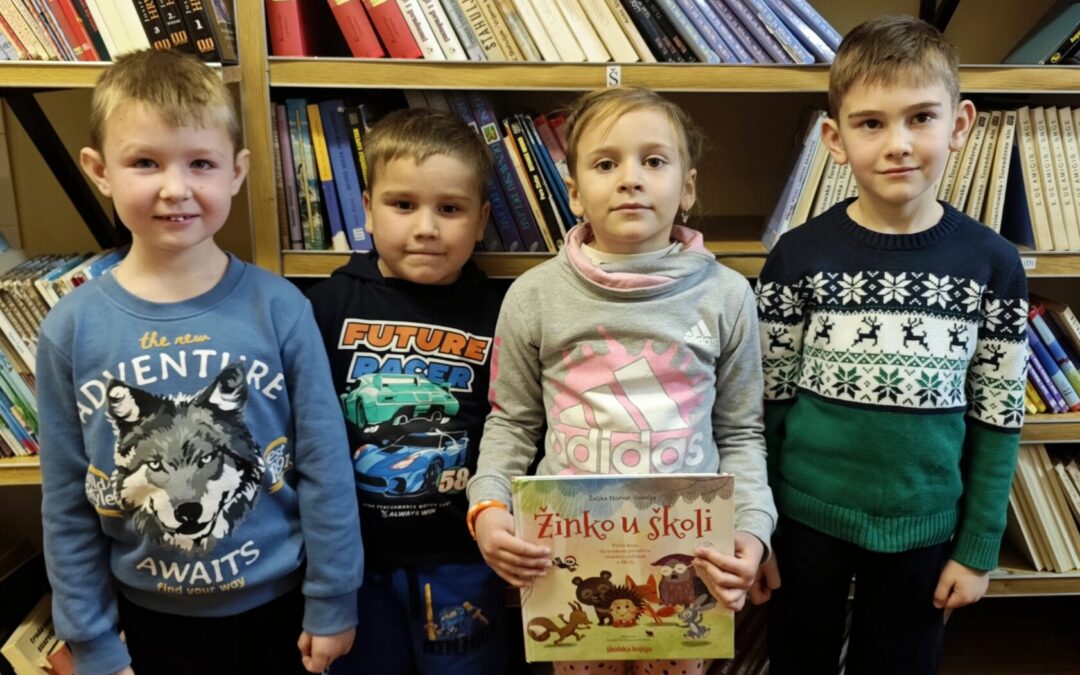 Predškolarci posjetili našu školsku knjižnicu