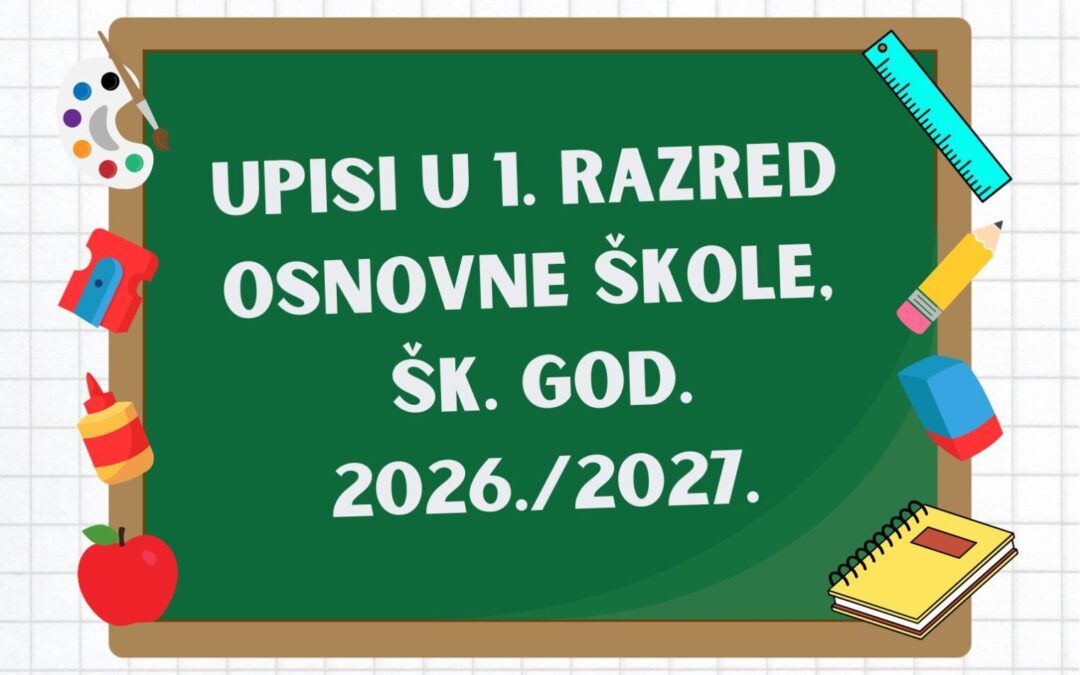 Upisi u 1. razred osnovne škole
